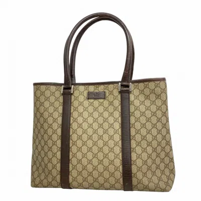 Pre-owned Gucci Brown Pvc Tote Bag ()