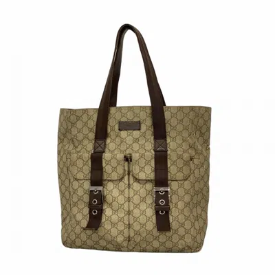 Pre-owned Gucci Brown Pvc Tote Bag ()