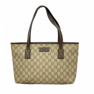 Pre-owned Gucci Brown Pvc Tote Bag ()