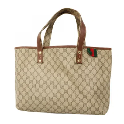 Pre-owned Gucci Brown Pvc Tote Bag ()