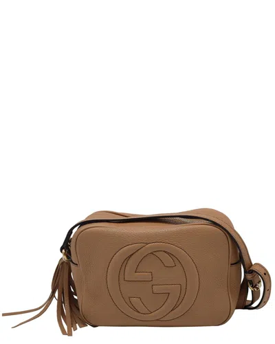 Gucci Brown Sheep Leather Soho Disco Shoulder Bag (authentic Pre-loved)