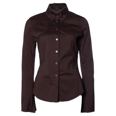 Pre-owned Gucci , Brown Shirt