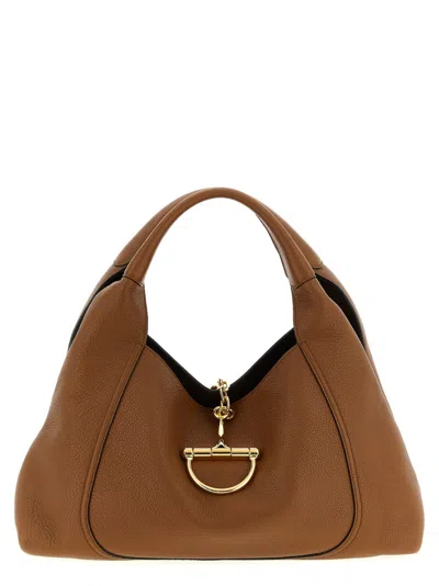 Gucci Brown Softbit Maxi Shoulder Bag