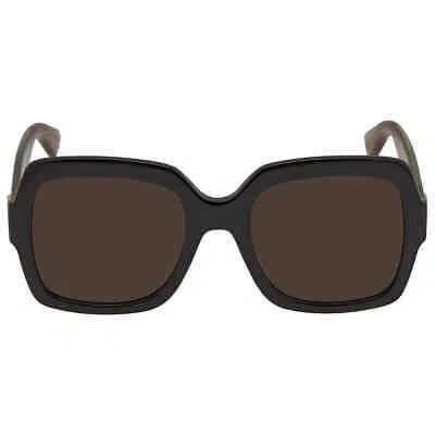 Pre-owned Gucci Brown Square Ladies Sunglasses Gg0036sn 002 54 Gg0036sn 002 54