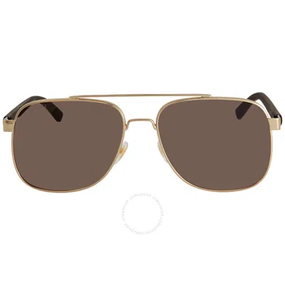 Gucci Brown Square Men's Sunglasses Gg0422s00360