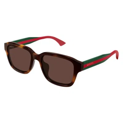 Gucci Brown Square Men's Sunglasses Gg2120sa 002 55