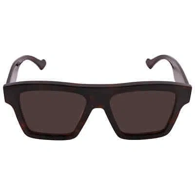 Pre-owned Gucci Brown Square Unisex Sunglasses Gg0962s 011 55 Gg0962s 011 55