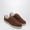 Gucci Suede Low-top G75 Sneaker Style In Brown