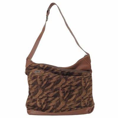 Pre-owned Gucci Brown Suede Shoulder Bag ()