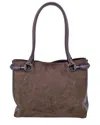 Gucci Brown Suede Tote (authentic Pre-loved)