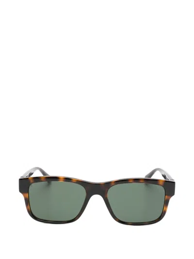 Gucci Brown Sunglasses In Green