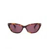 Gucci Eyewear Cat-eye Frame Sunglasses In Multi