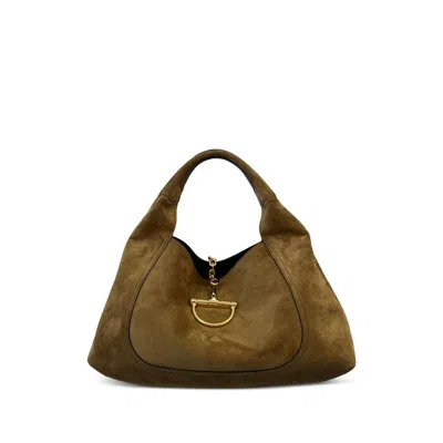 GUCCI GUCCI BROWN TOTE BAGS WOMEN