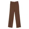 Gucci Brown Trousers Women In Brown
