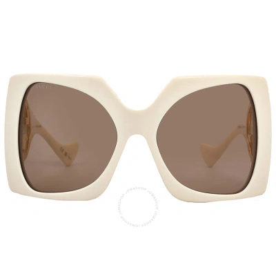 Gucci Brown Wrap Ladies Sunglasses Gg1255s 002 64