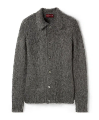 GUCCI GUCCI BRUSHED CARDIGAN