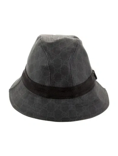 Pre-owned Gucci Bucket Hat In Black