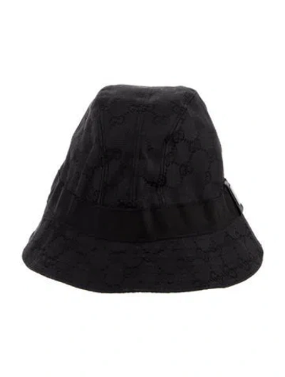 Pre-owned Gucci Bucket Hat In Black