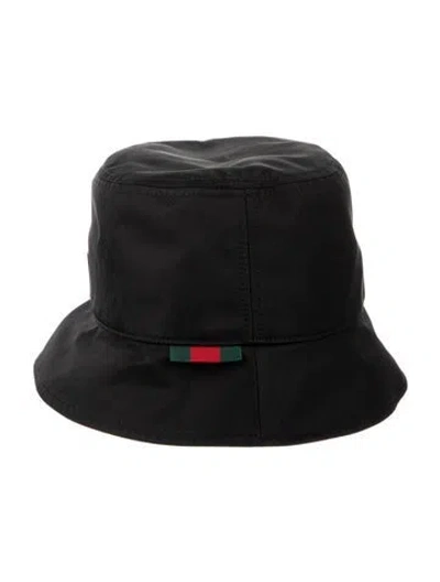 Pre-owned Gucci Bucket Hat In Black