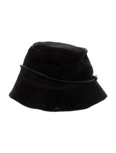 Pre-owned Gucci Bucket Hat In Black