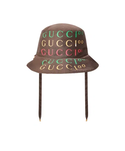 Gucci Bucket Hat In Brown