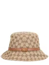 Gucci Bucket Hat Gg In Brown