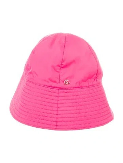 Pre-owned Gucci Bucket Hat In Pink
