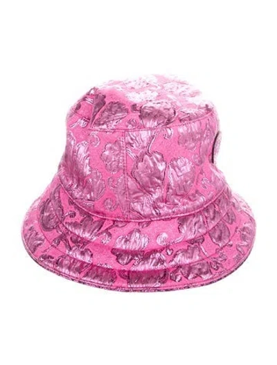 Pre-owned Gucci Bucket Hat In Pink