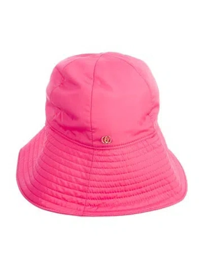 Pre-owned Gucci Bucket Hat In Pink