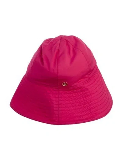 Pre-owned Gucci Bucket Hat In Pink