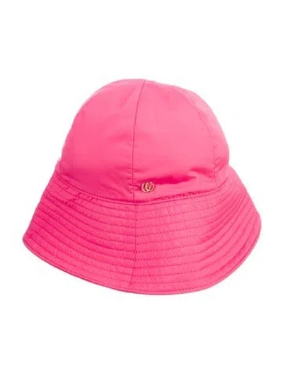 Pre-owned Gucci Bucket Hat In Pink