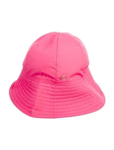 Pre-owned Gucci Bucket Hat In Pink