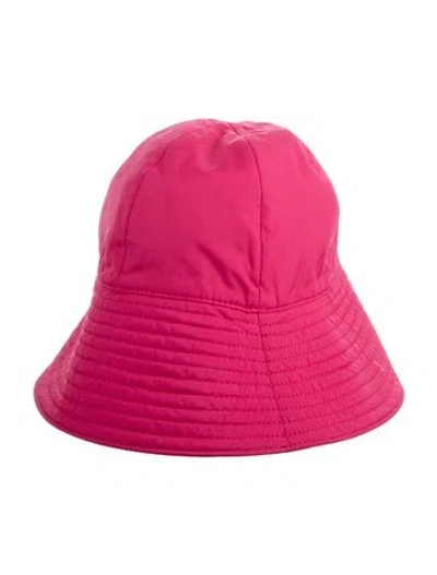 Pre-owned Gucci Bucket Hat In Pink