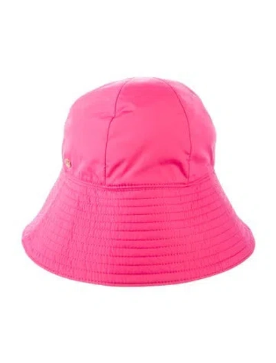 Pre-owned Gucci Bucket Hat In Pink