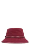 Gucci Gg Monogram Bucket Hat In Red