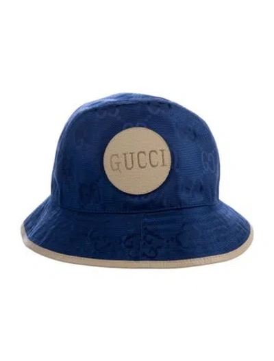 Pre-owned Gucci Bucket Hat W/ Tags In Blue