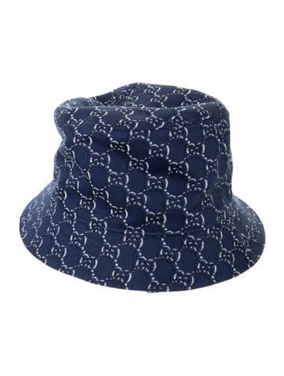 Pre-owned Gucci Bucket Hat W/tags In Blue