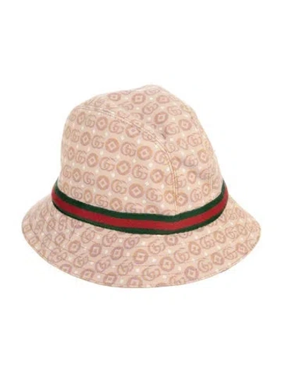 Pre-owned Gucci Bucket Hat W/tags In Brown/neutrals