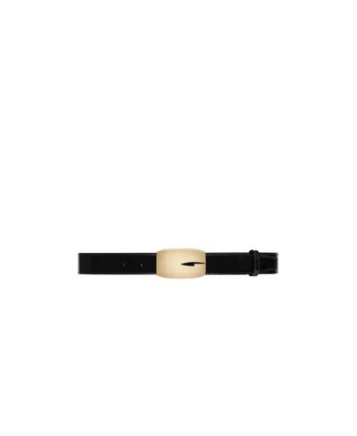 Gucci Buckle-fastening Leather Belt In Black