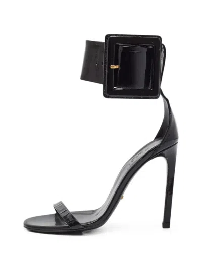 Pre-owned Gucci Buckled-strap Sandals In Black