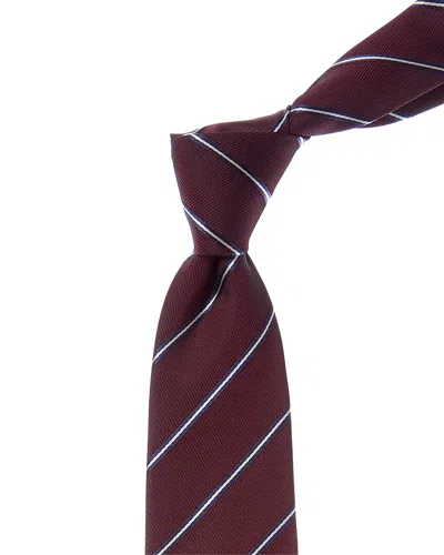 Gucci Burgundy Bittery Jacquard Silk Tie
