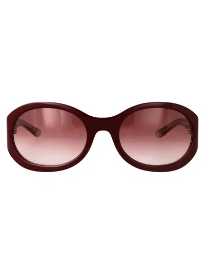 Gucci Burgundy-burgundy-red Recycled Acetate Sunglasses