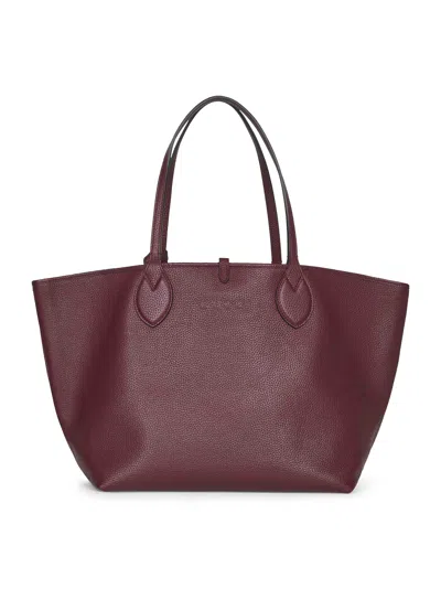 Gucci Burgundy  Totissima Large Reversible Tote Bag In Multi