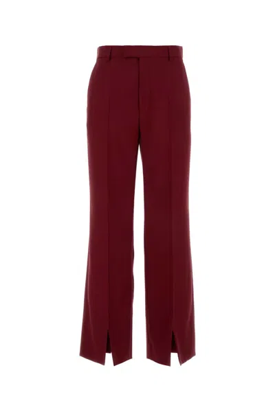 GUCCI BURGUNDY WOOL PANT