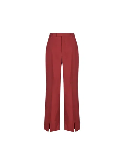 Gucci Burgundy Wool Pant