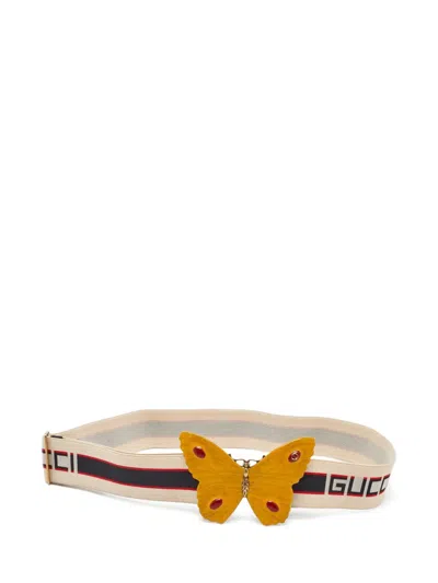 Pre-owned Gucci Butterfly Belt