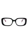 Gucci Butterfly-frame Glasses In ブラック