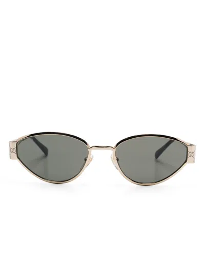 Gucci Butterfly-frame Sunglasses In Gray