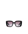 Gucci Butterfly Frame Sunglasses In Black
