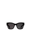 Gucci Butterfly Frame Sunglasses In Black